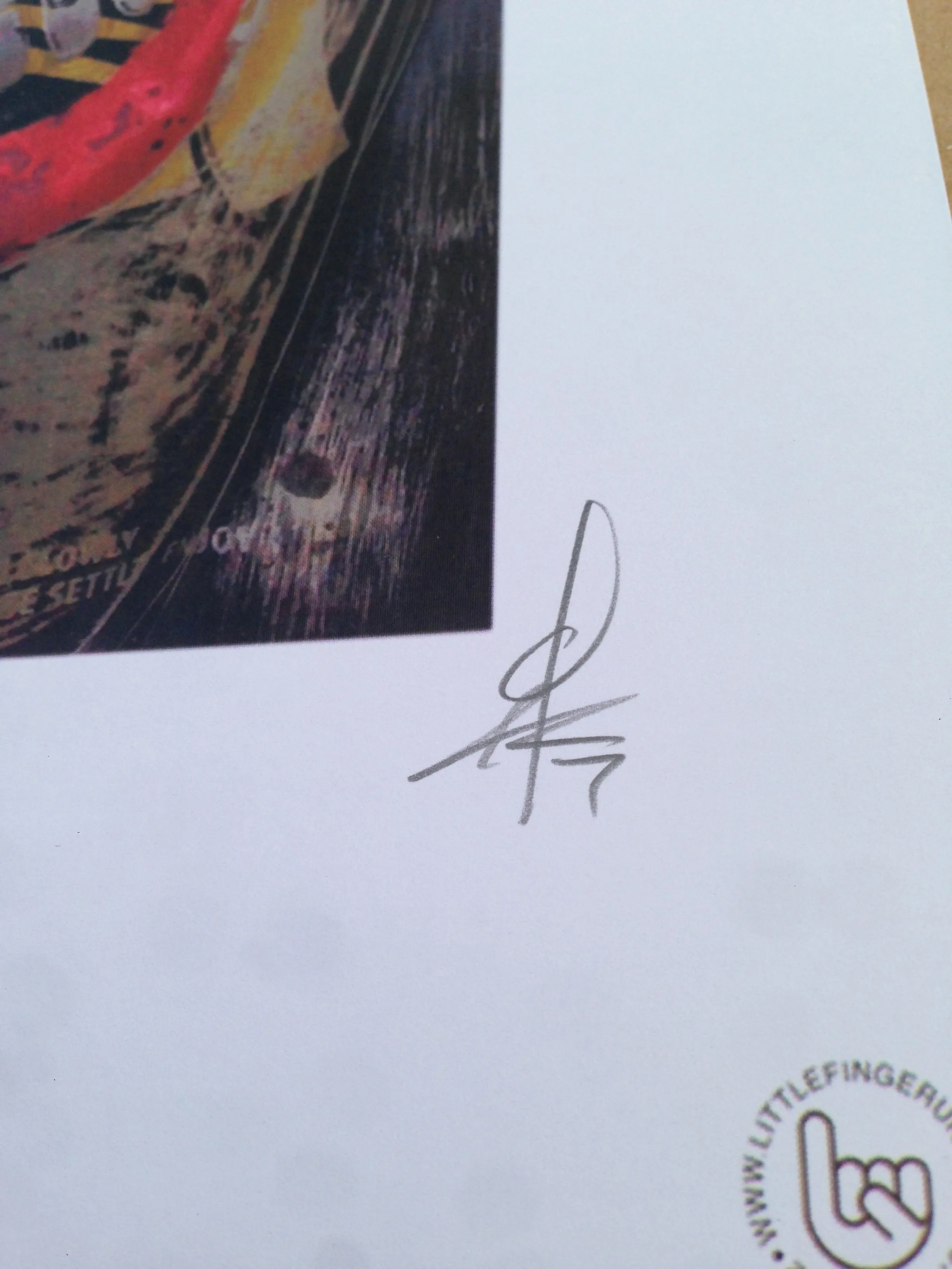 Hand Signed PRINT by Chris Duncan, JOKER on Guinness Can