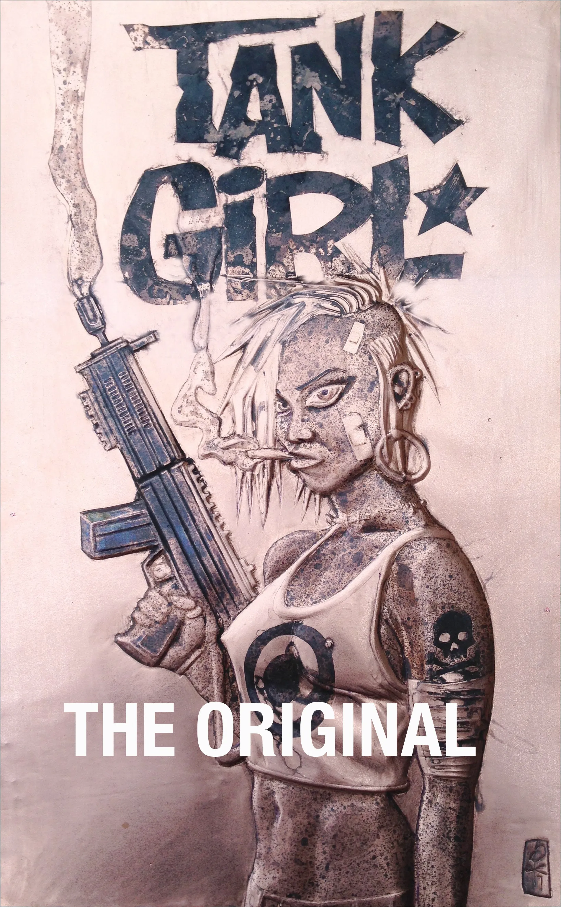 Hand Signed PRINT by Chris Duncan - TANK GIRL