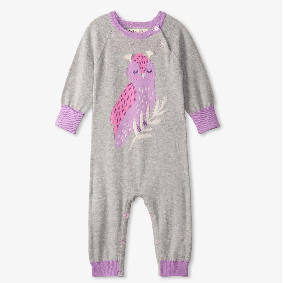 Hatley Majestic Owl Baby Sweater Romper