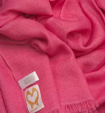 Hot Pink Cashmere Pashmina