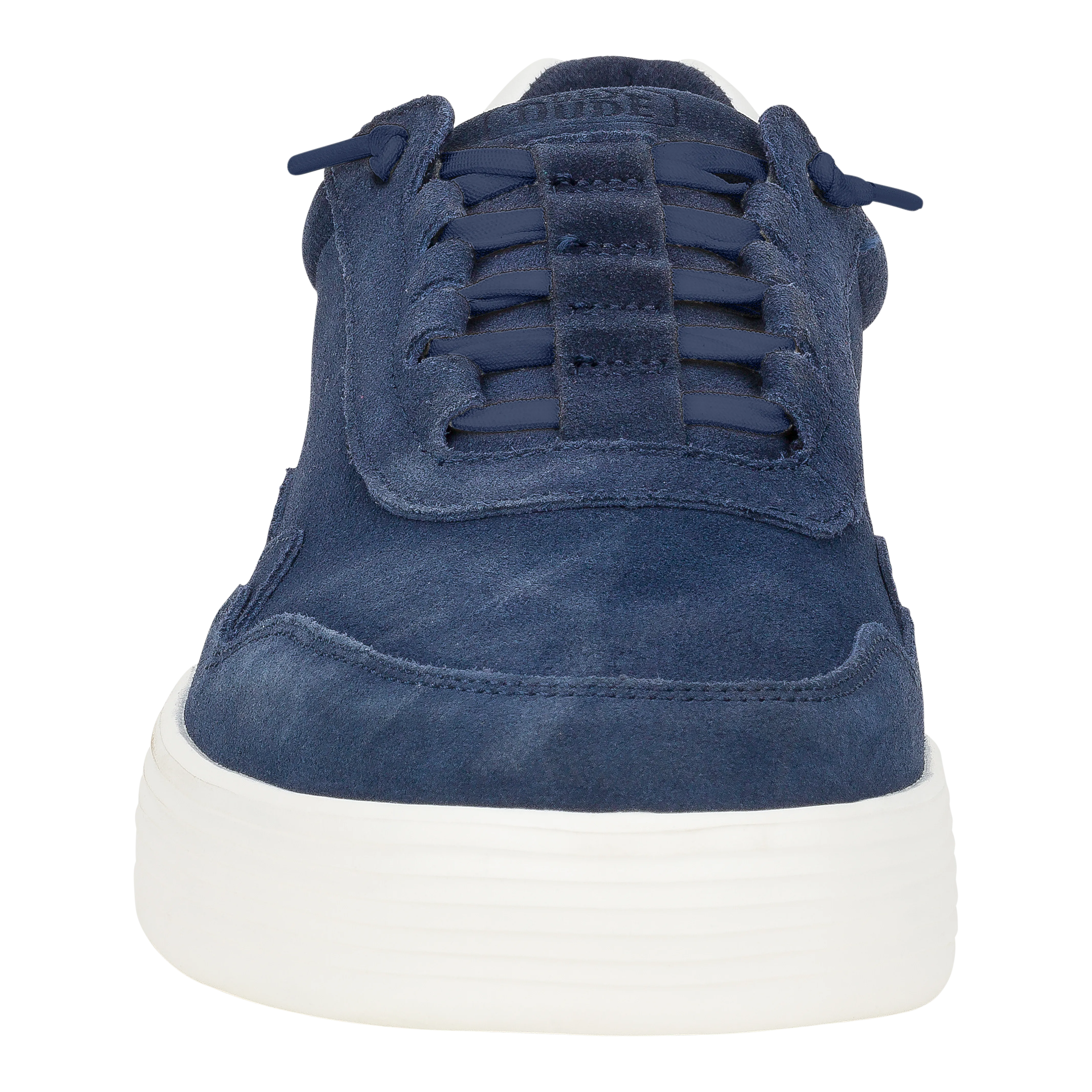 Hudson Suede Vintage Varsity - Navy/White