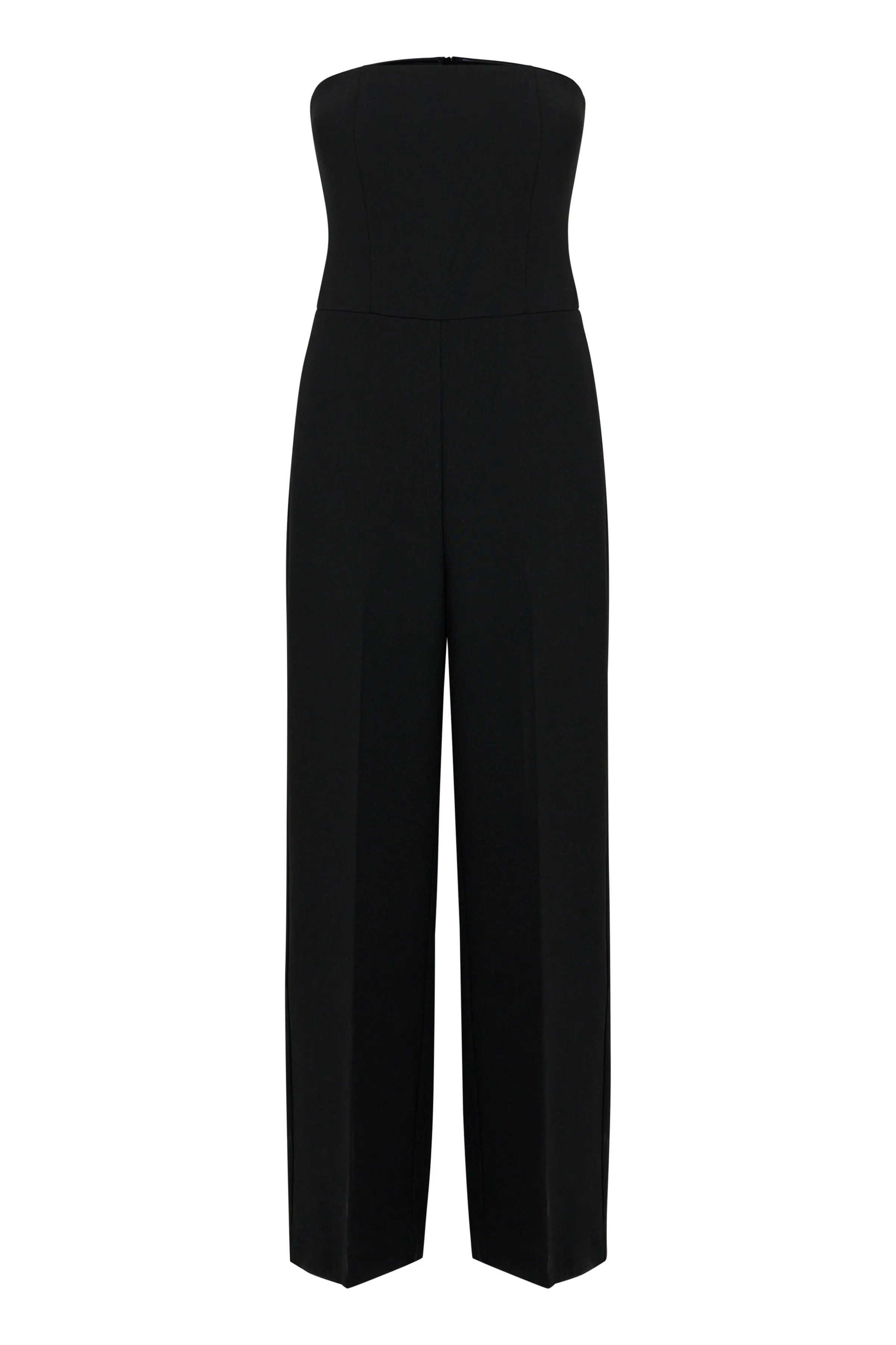 Inwear Kiarah Black Strapless Wide Leg Jumpsuit