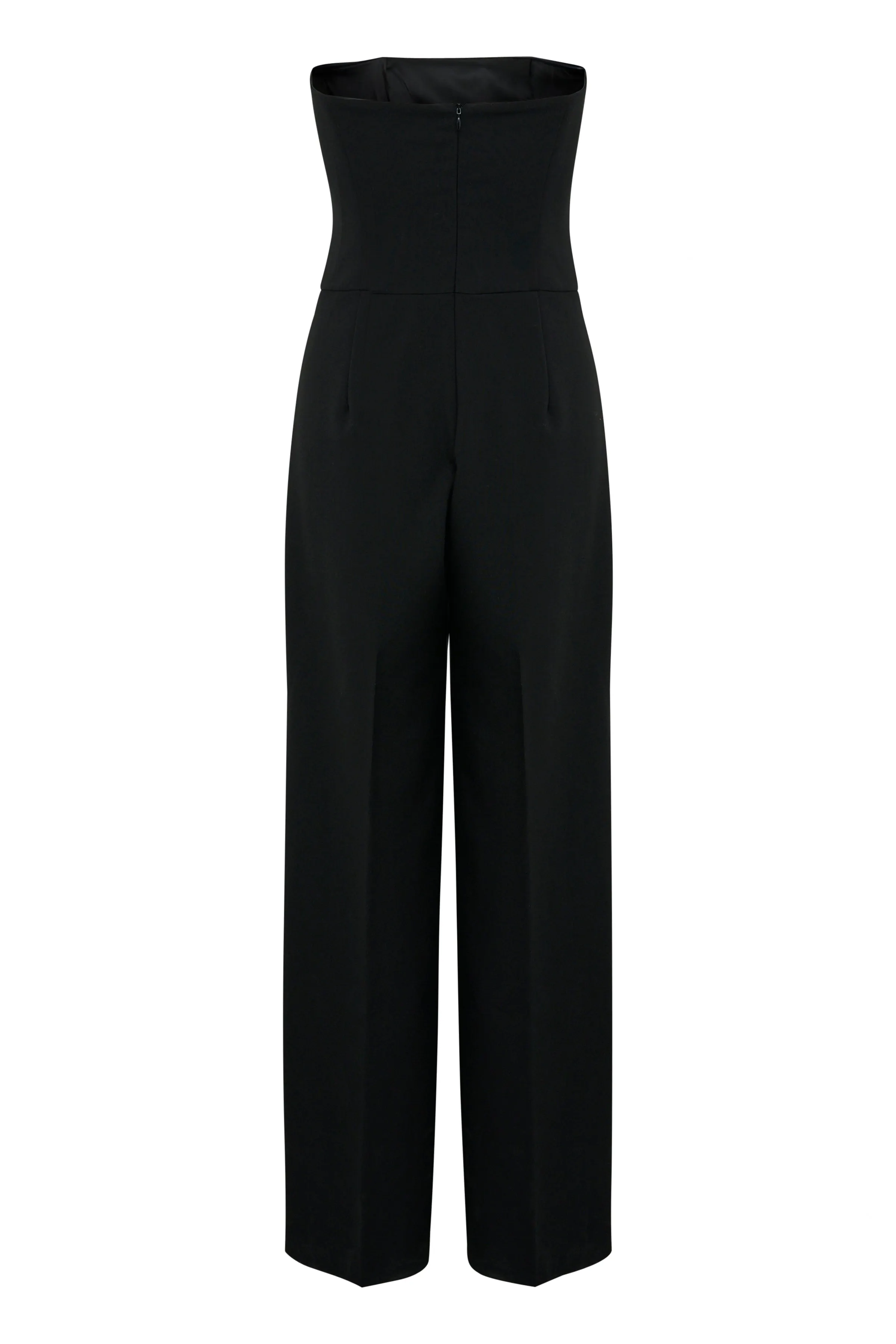 Inwear Kiarah Black Strapless Wide Leg Jumpsuit