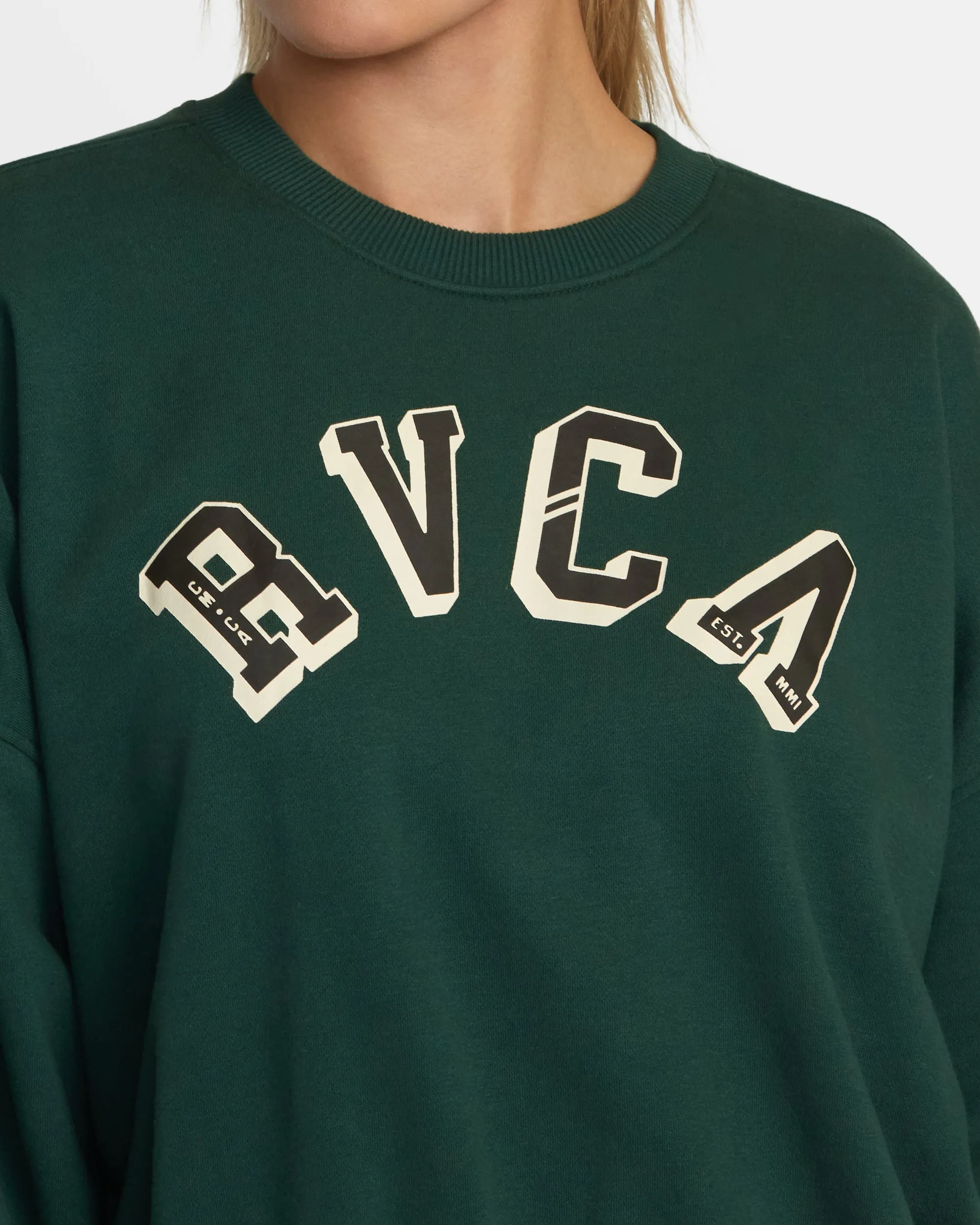 Ivy League Crew Sweatshirt - Pineneedle