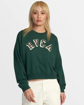 Ivy League Crew Sweatshirt - Pineneedle