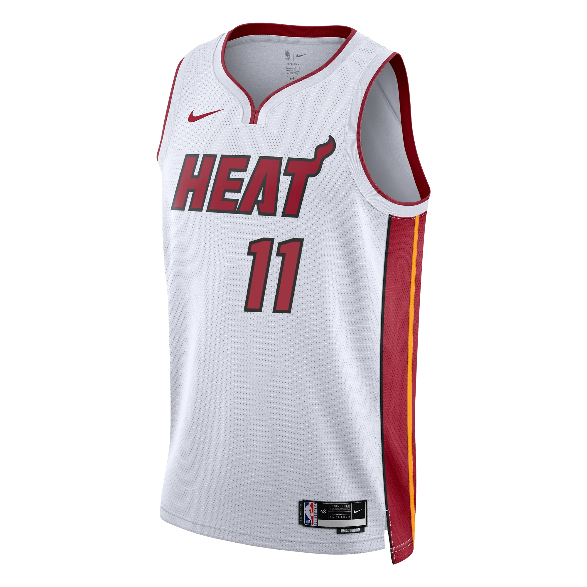 Jaime Jaquez Jr. Nike Miami HEAT Association White Swingman Jersey