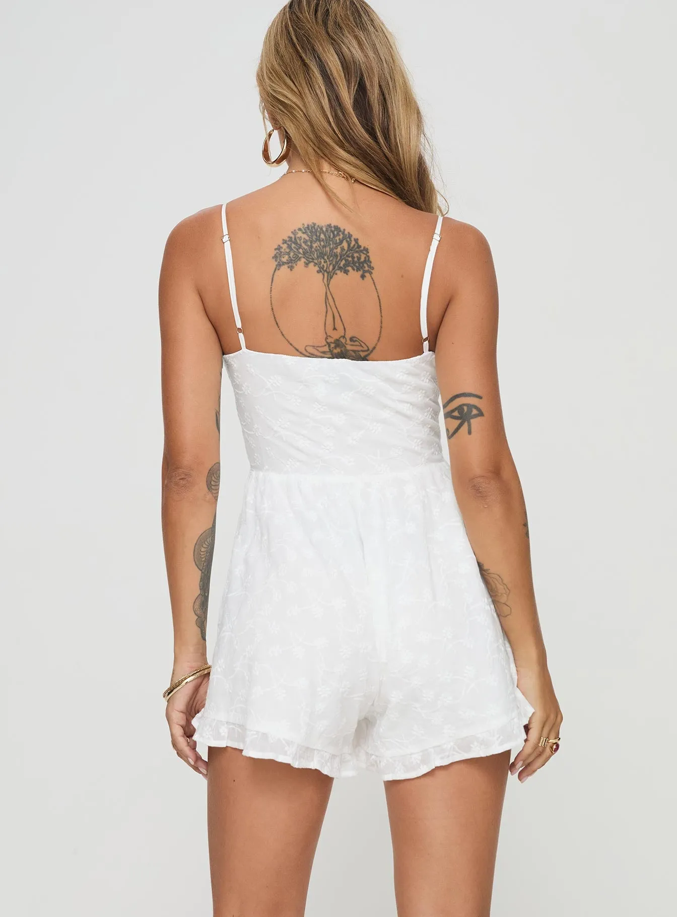 Jaziel Romper White