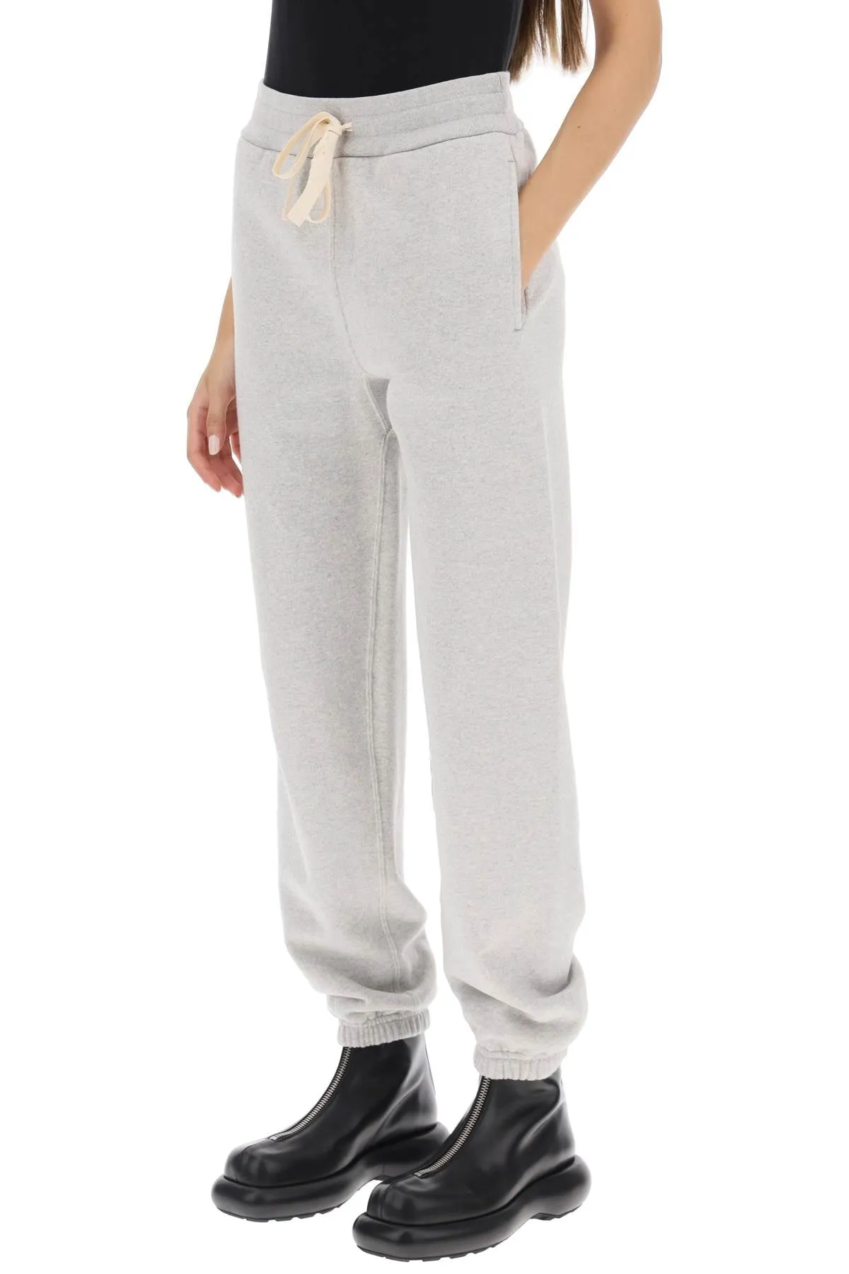 JIL SANDER joggers in cotton french terry