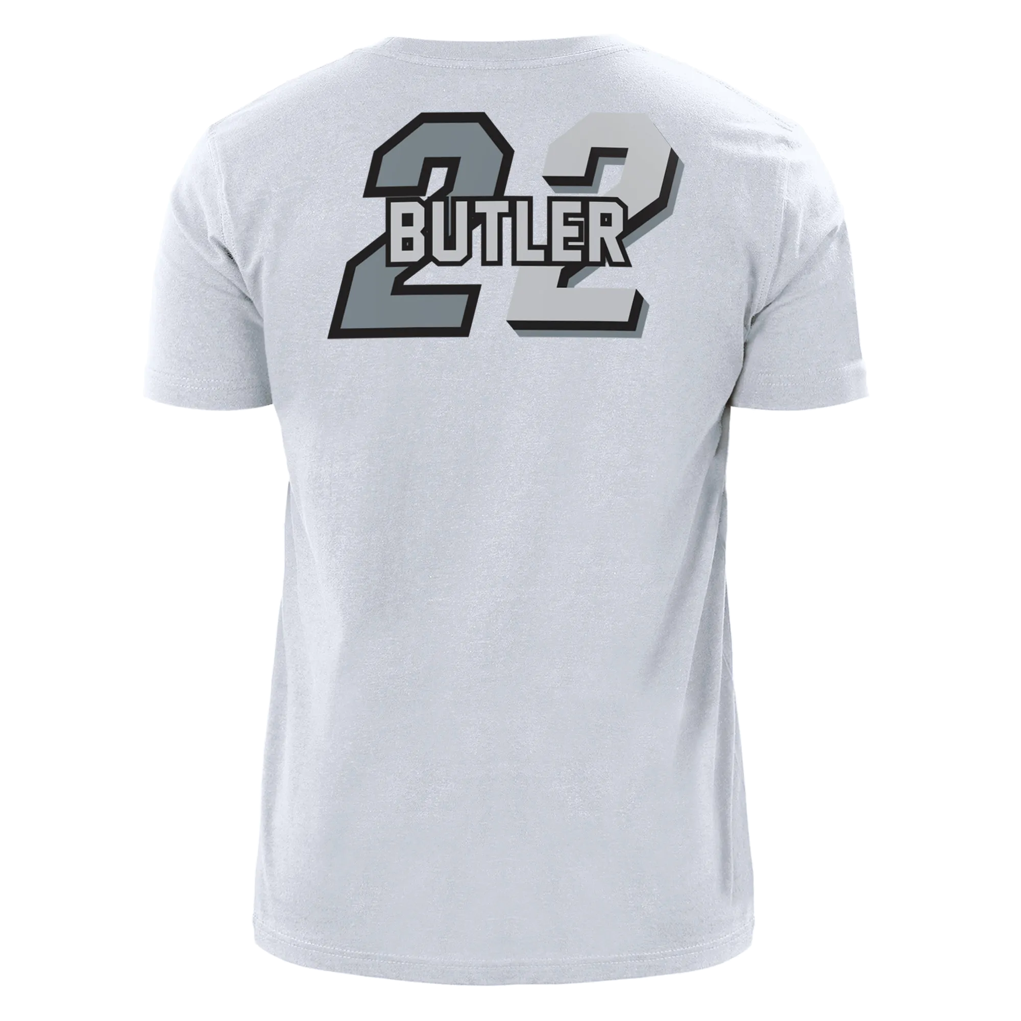 Jimmy Butler New Era Miami HEAT Mashup Name & Number White Tee