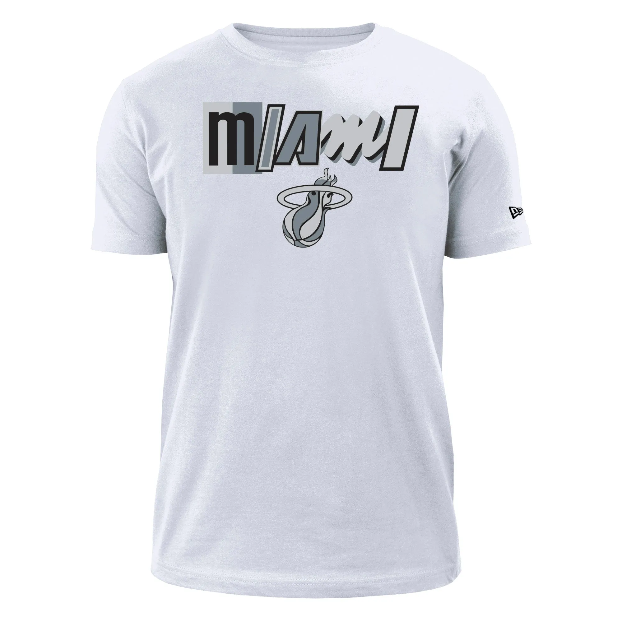 Jimmy Butler New Era Miami HEAT Mashup Name & Number White Tee