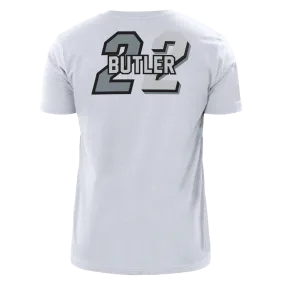 Jimmy Butler New Era Miami HEAT Mashup Name & Number White Tee