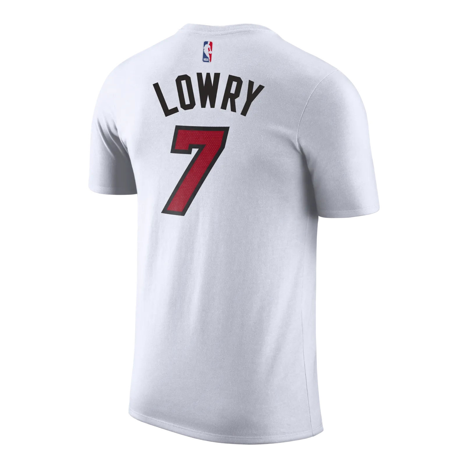 Kyle Lowry Nike Miami HEAT Association White Name & Number Tee