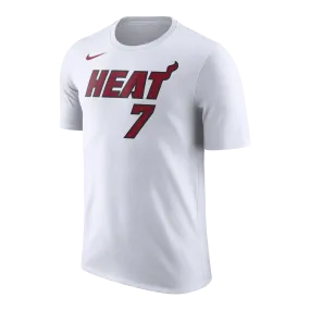 Kyle Lowry Nike Miami HEAT Association White Name & Number Tee