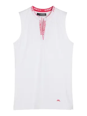 Leya Sleeveless Top / White