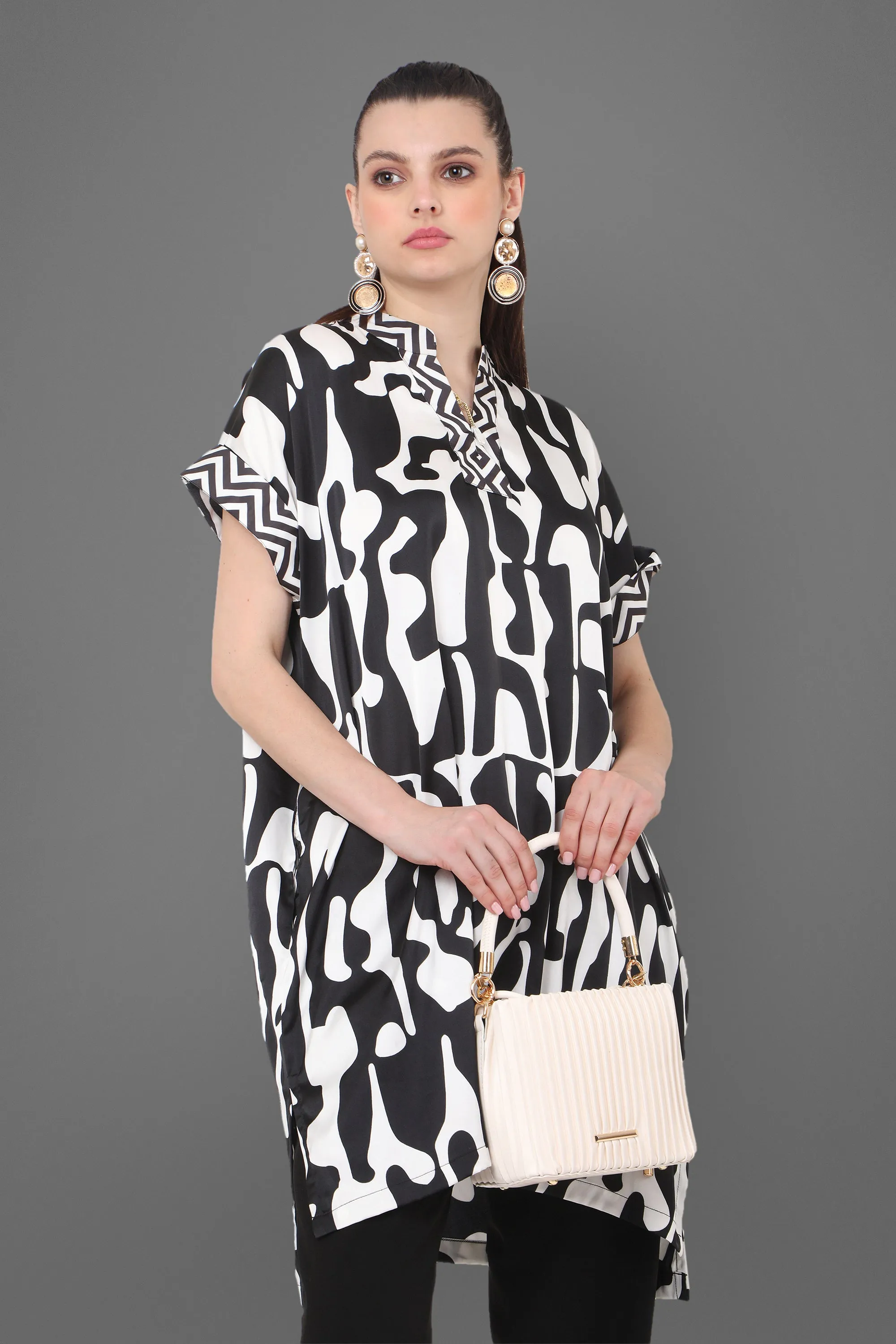 Lily Printed Kaftan Tunic