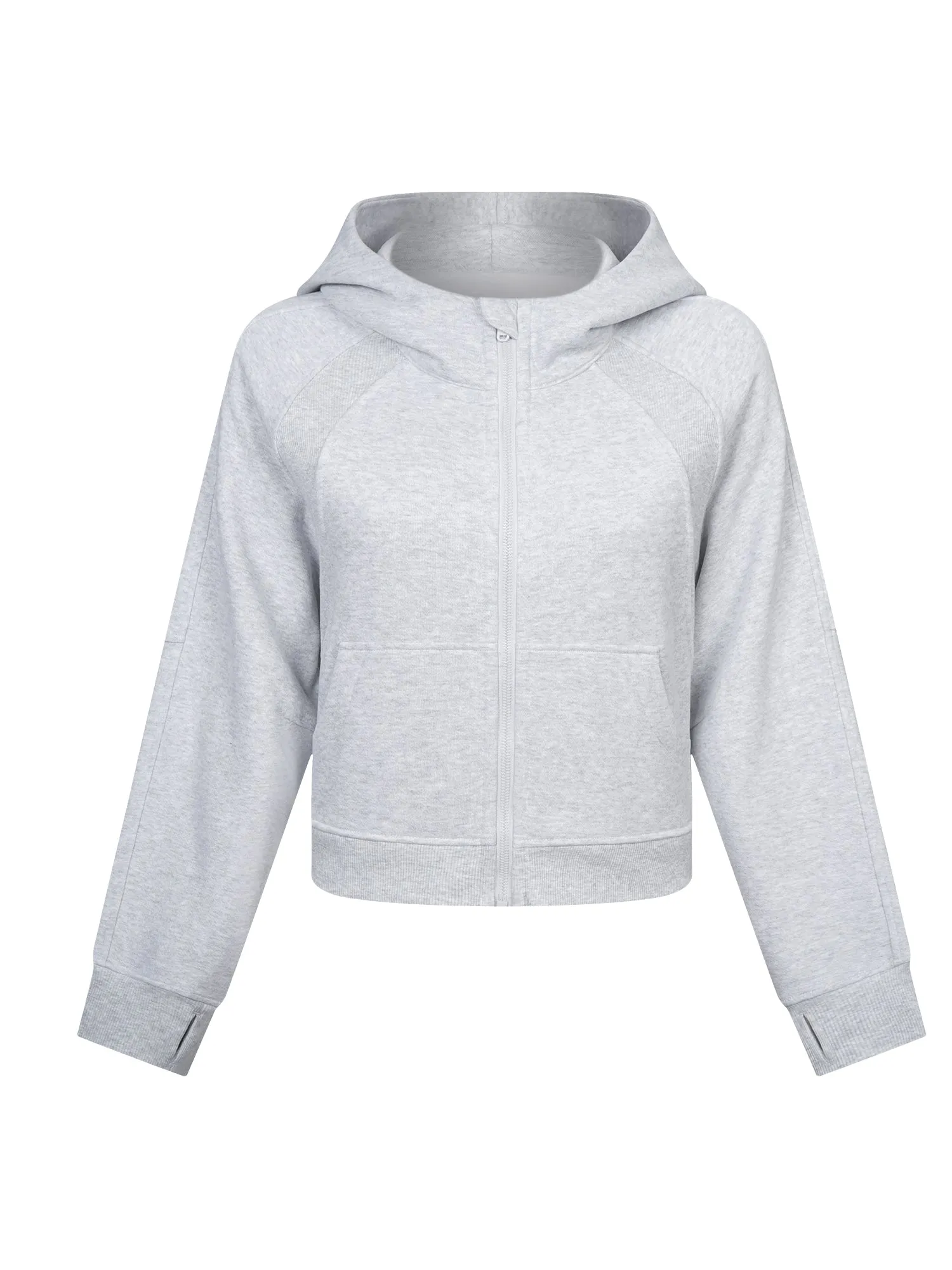 Loose Fleece Sports Full Zip Hoodie