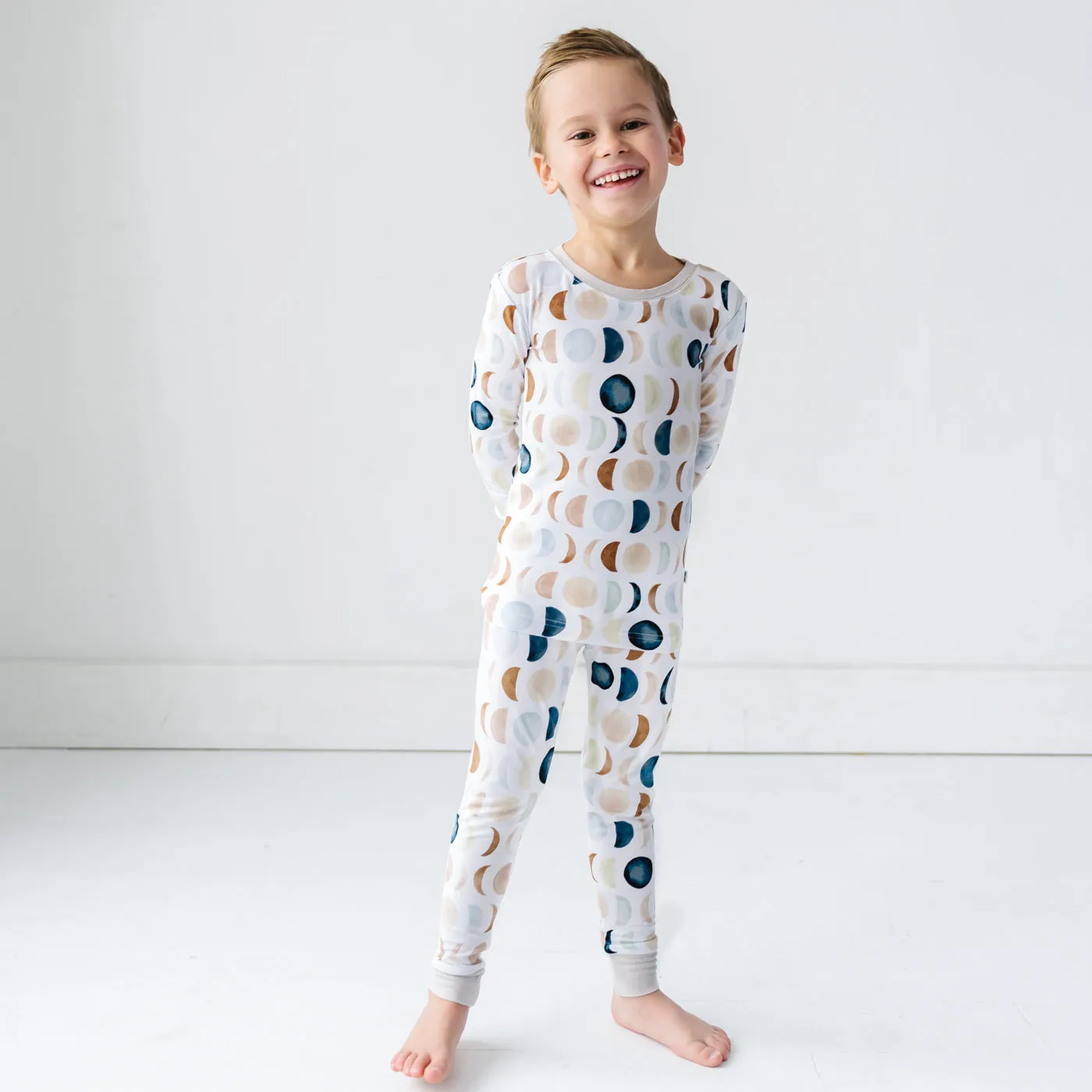 Luna Neutral Two-Piece Pajama Set