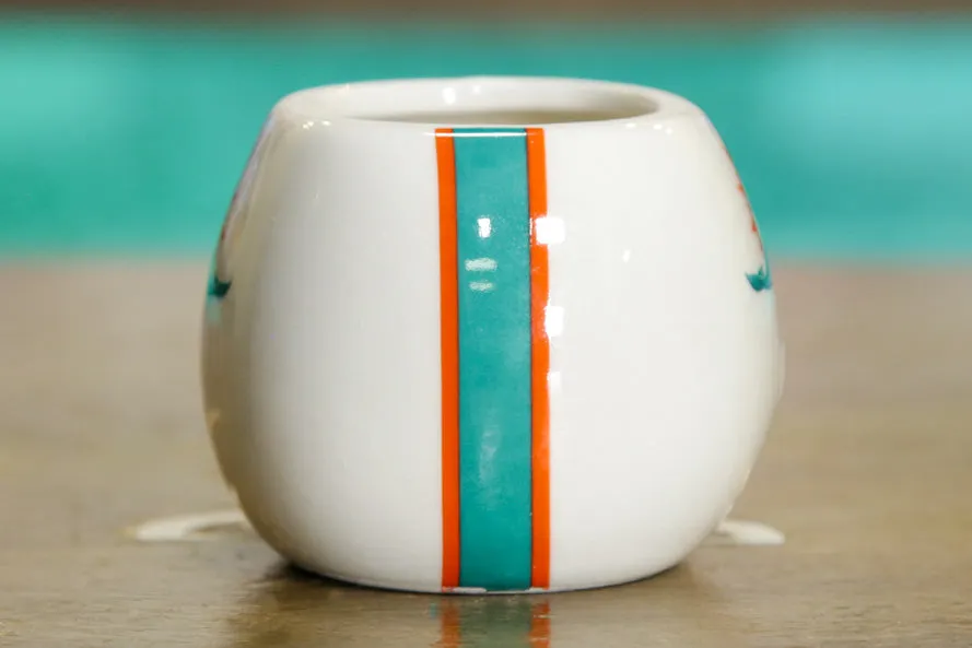 Miami Dolphins - Ceramic Helmet Caddy