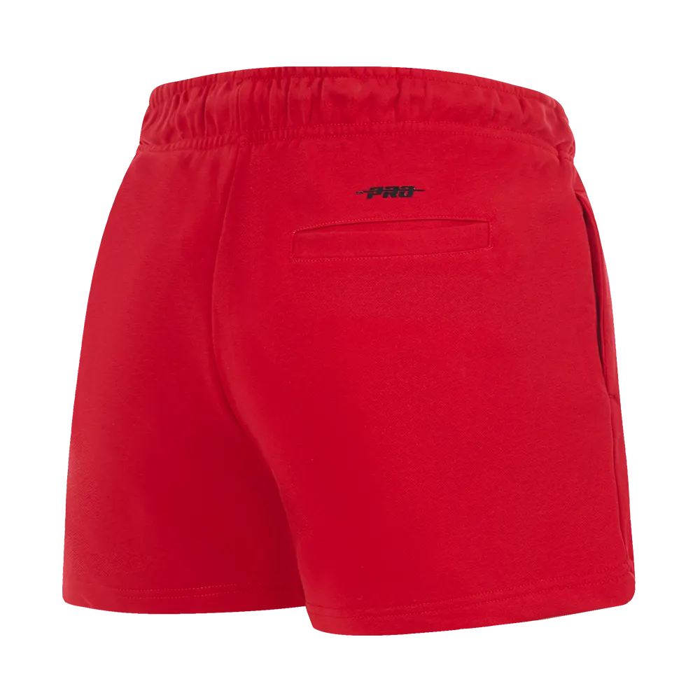 MLB ATLANTA BRAVES CLASSIC WOMEN'S FLC SHORT (RED)