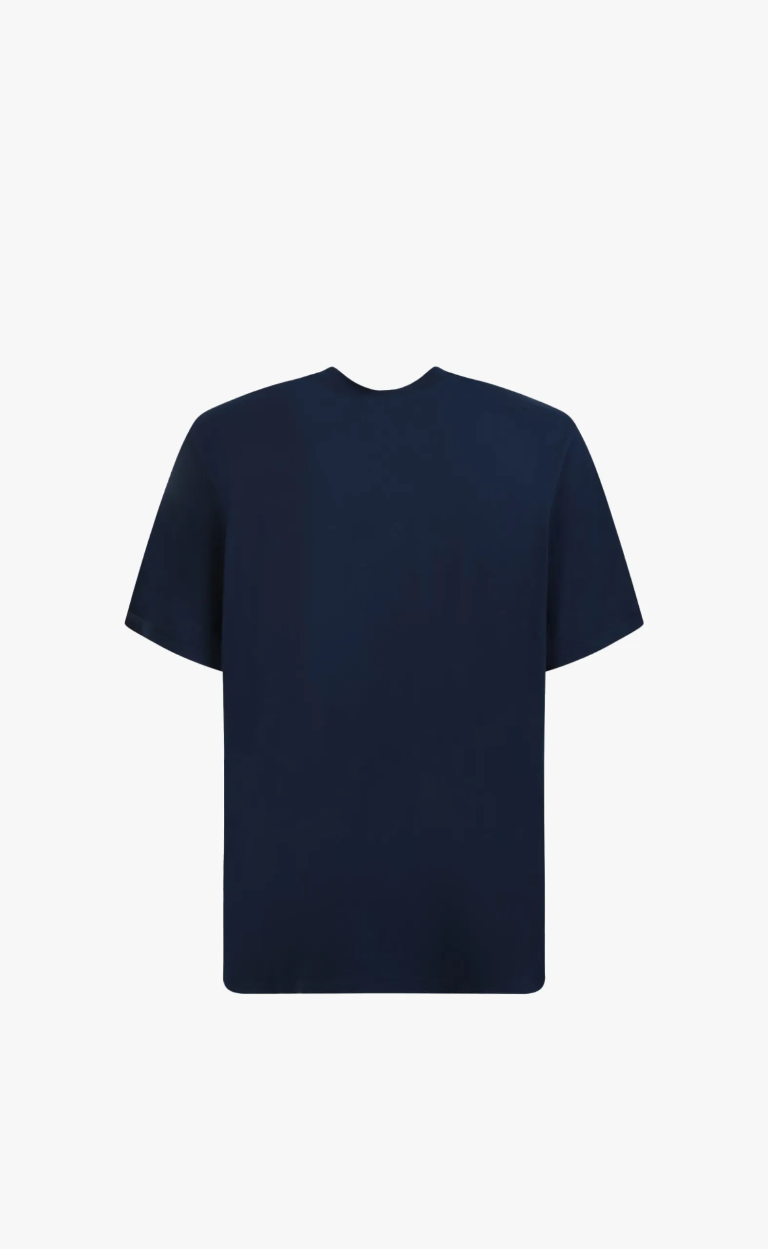 MSGM COLLEGE EST.2009 PRINT DARK BLUE T-SHIRT