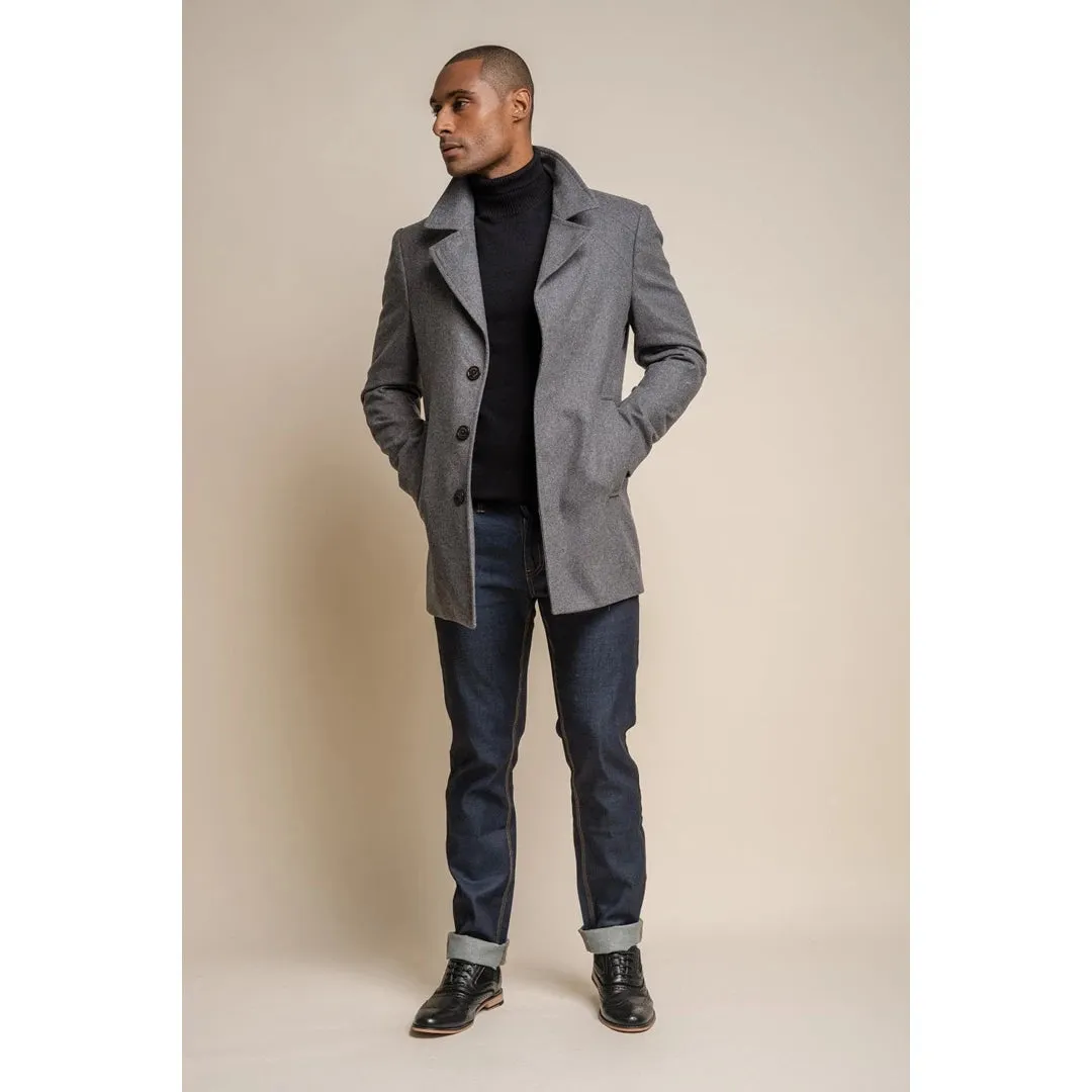 Nelson - Men's Wool Overcoat