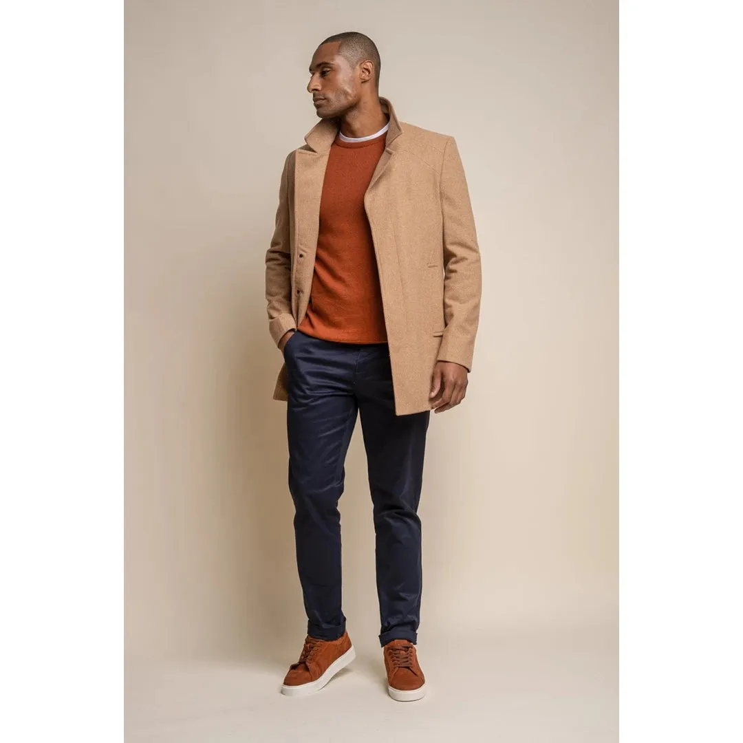 Nelson - Men's Wool Overcoat