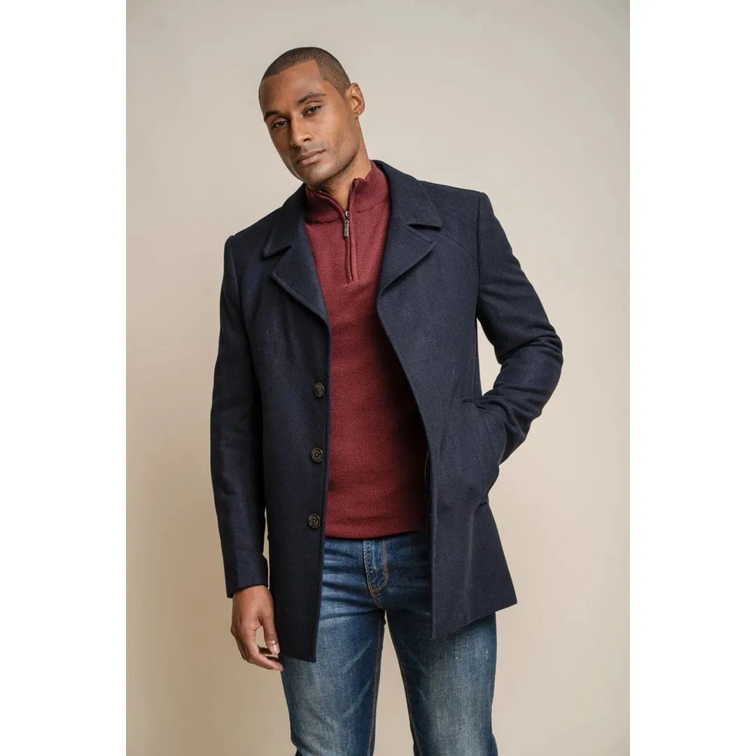 Nelson - Men's Wool Overcoat