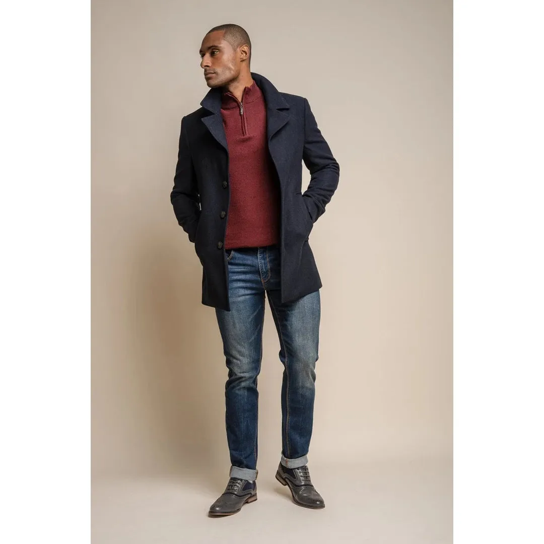 Nelson - Men's Wool Overcoat