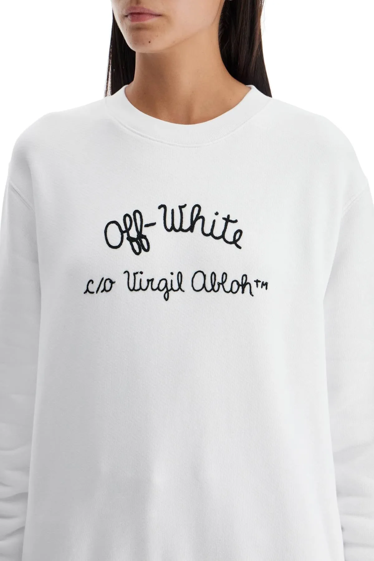 OFF-WHITE crewneck sweatshirt with