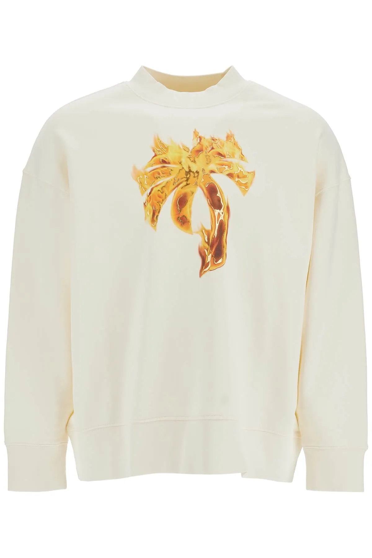 PALM ANGELS burning palm oversized sweat