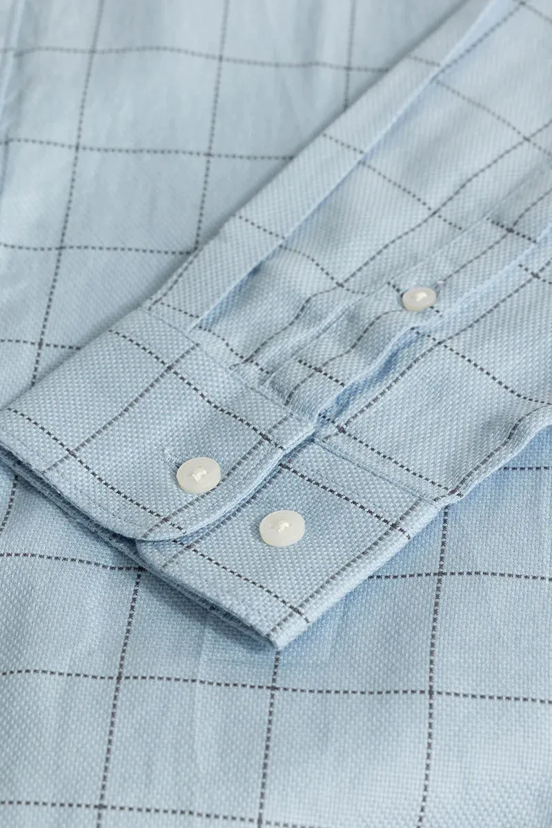 Philippe Light Blue Checks Shirt