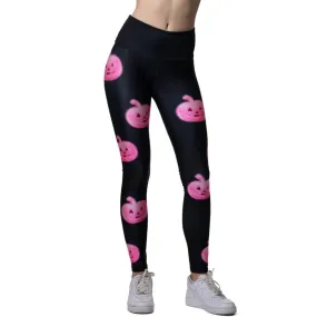 Pink Jack-O-Lantern Leggings