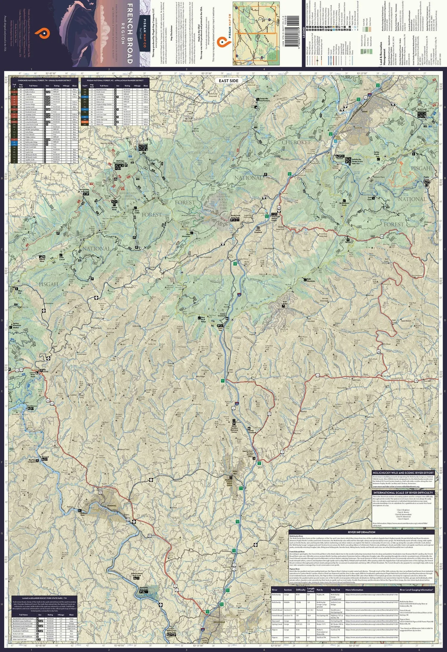 Pisgah Map Co. - French Broad Region