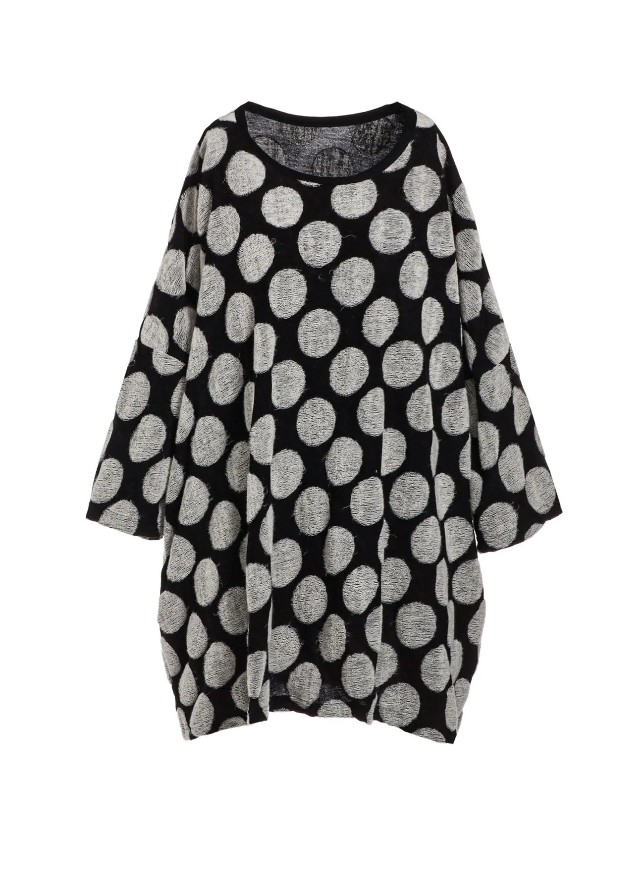 POLKA DOT PILE JQ ROUND NECK BIG T