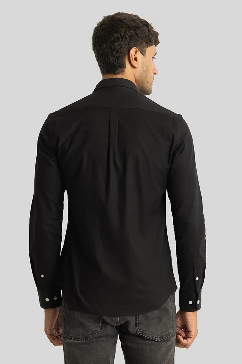 Quentin Black Plain Shirt