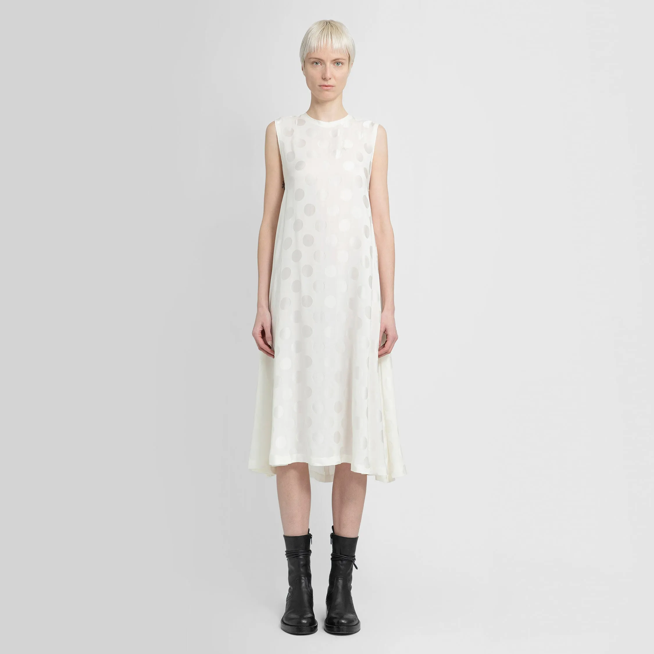 RAF SIMONS WOMAN WHITE DRESSES