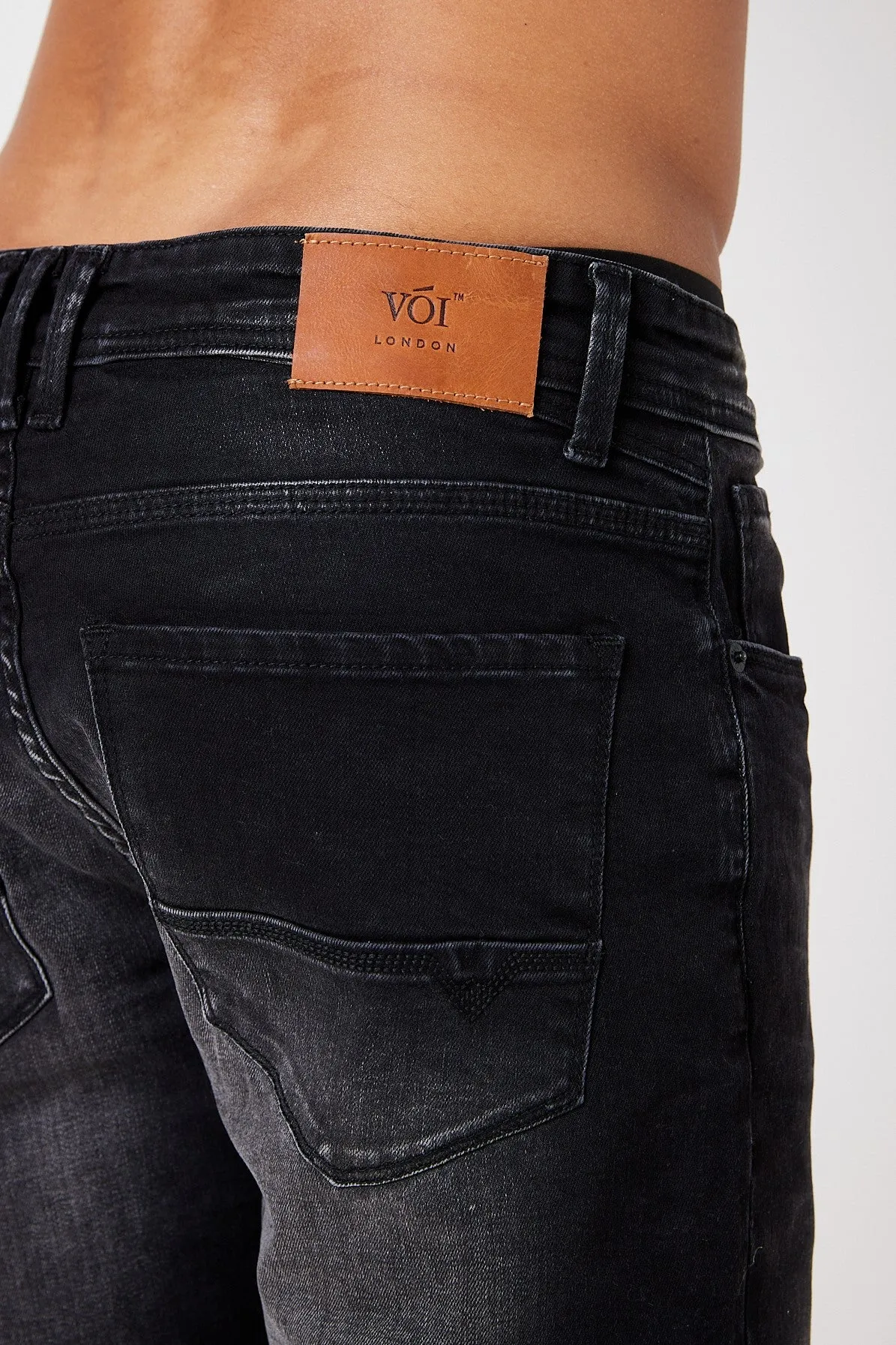 Richmond Tapered Jeans - Black