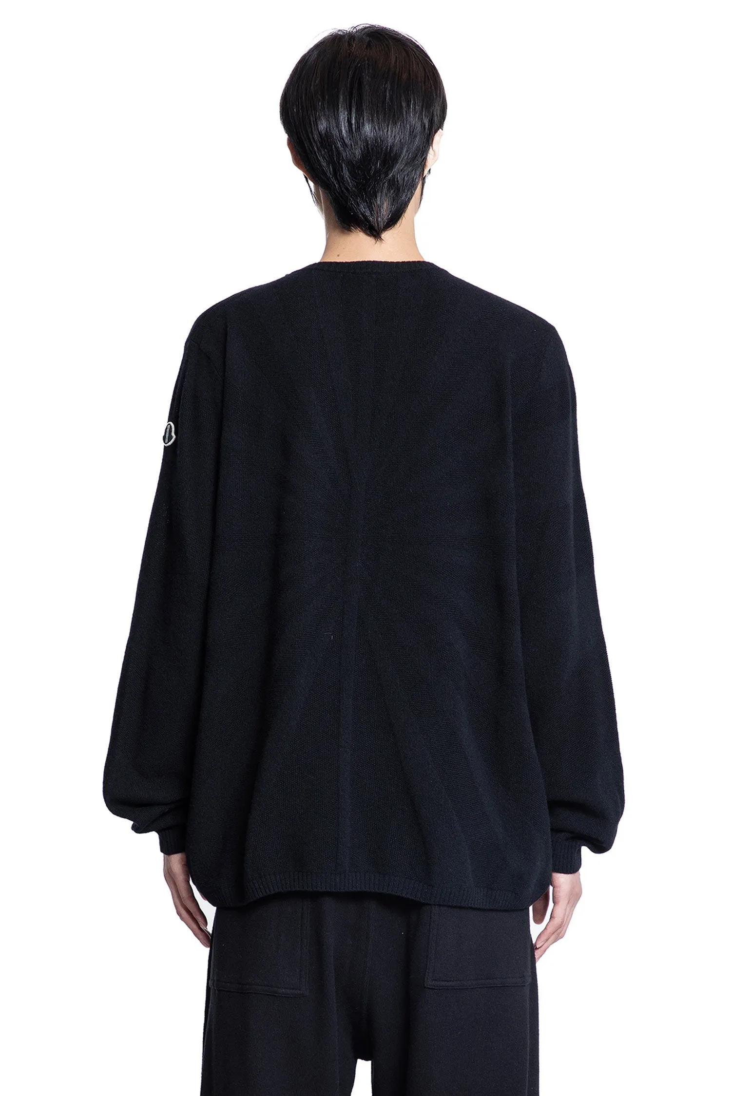 RICK OWENS MAN BLACK KNITWEAR