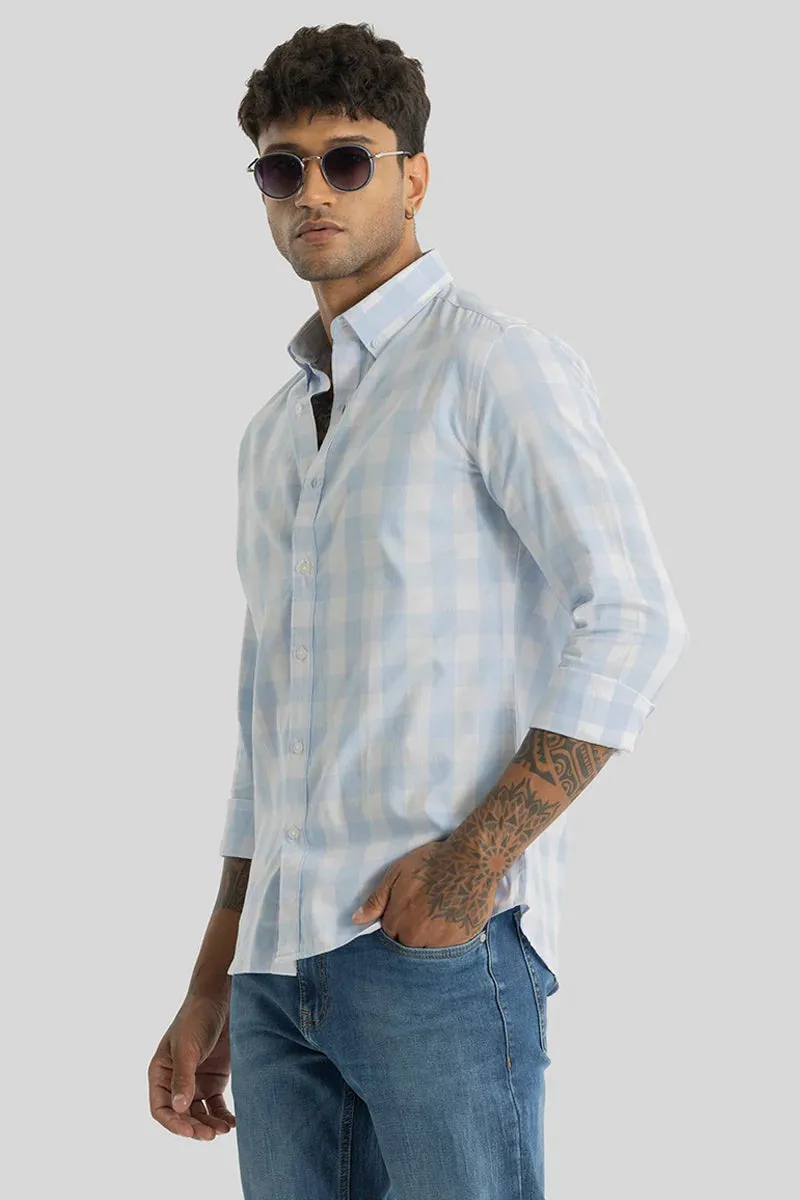 Sacha Light Blue Checks Shirt