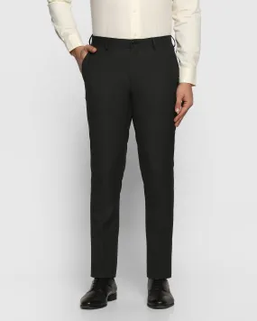 Slim Fit B-91 Formal Charcoal Textured Trouser - Hobbit