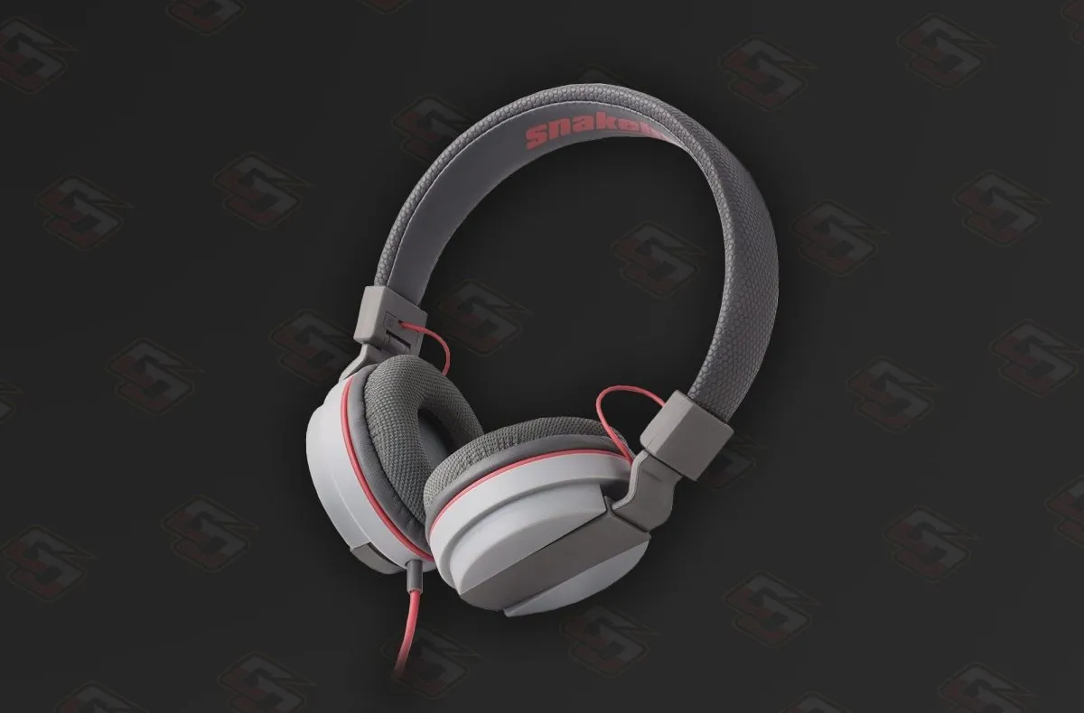 Snakebyte Headset - Red & Grey