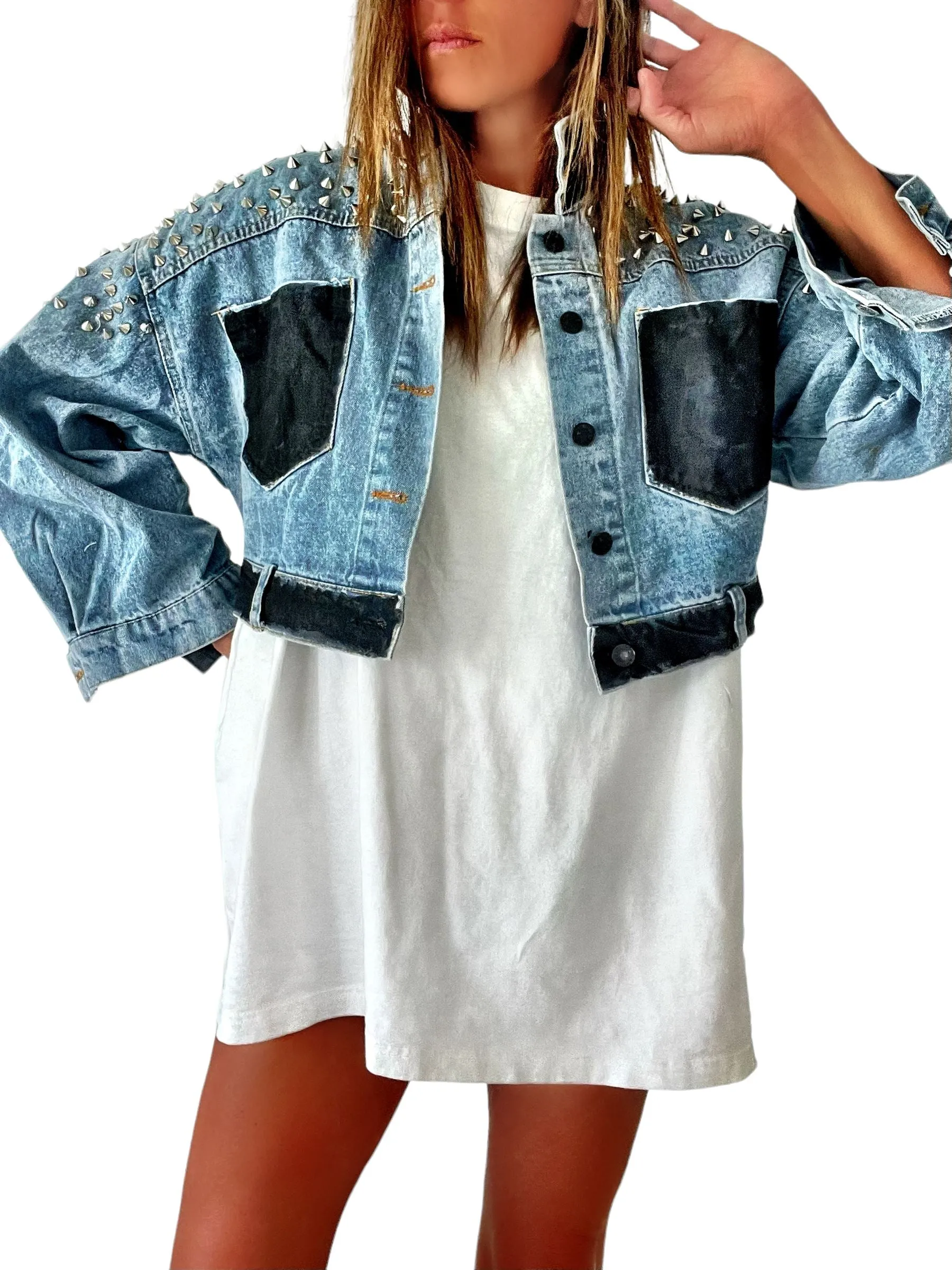 'Spiked and Beyond' Denim Jacket