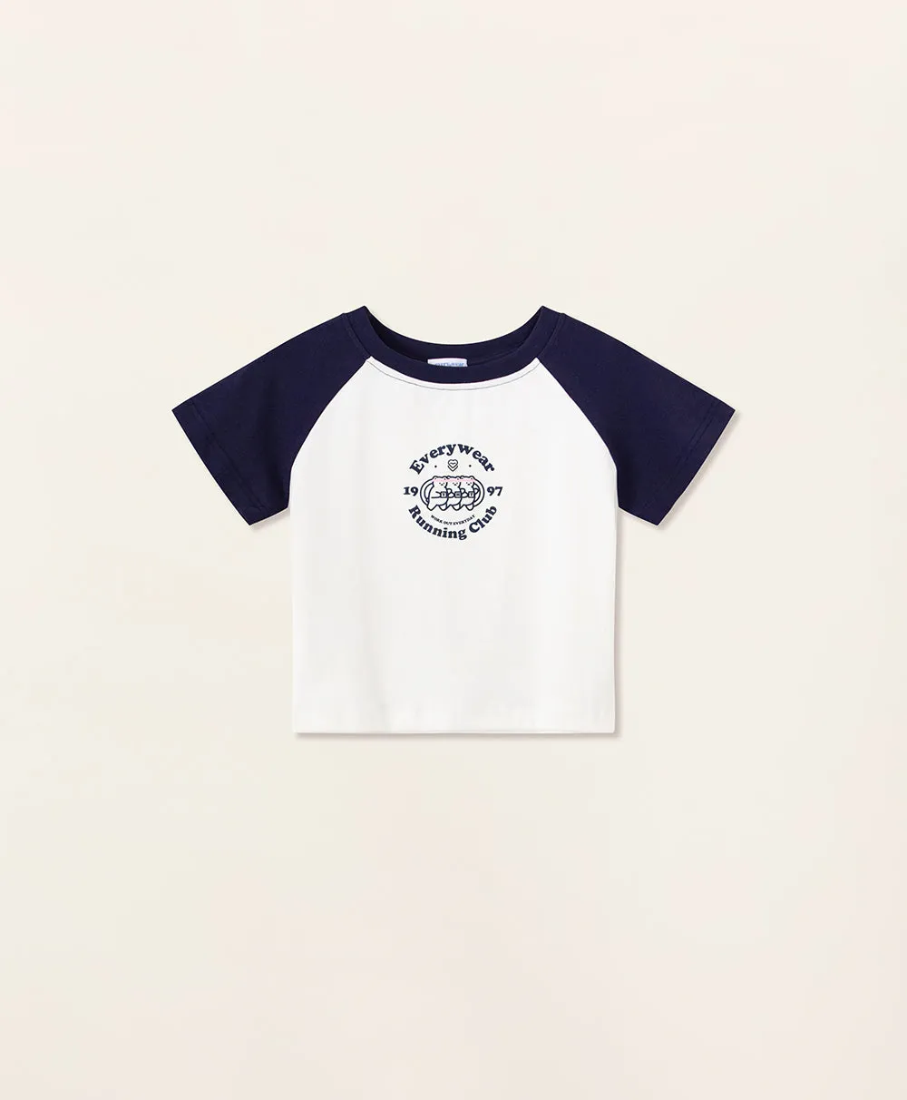 Sports Club Crop T-shirt