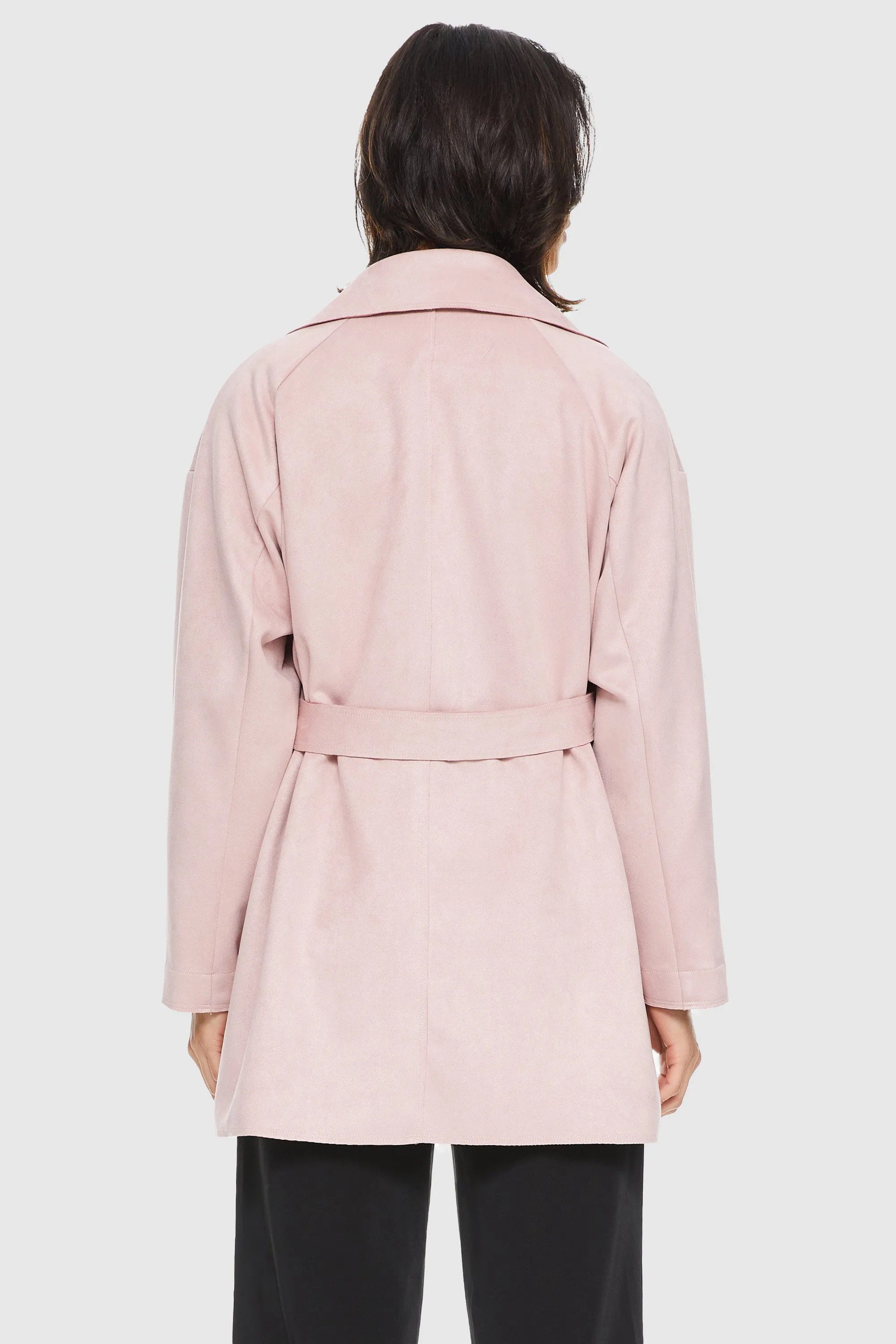 Suede Lightweight Trench