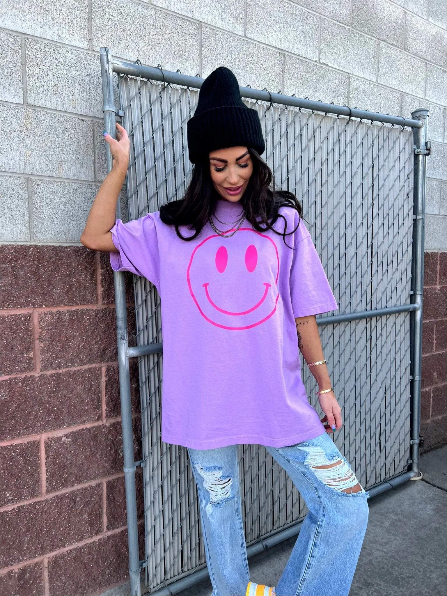 The World Needs Your Magic Oversized Tee in Lavender   Pink