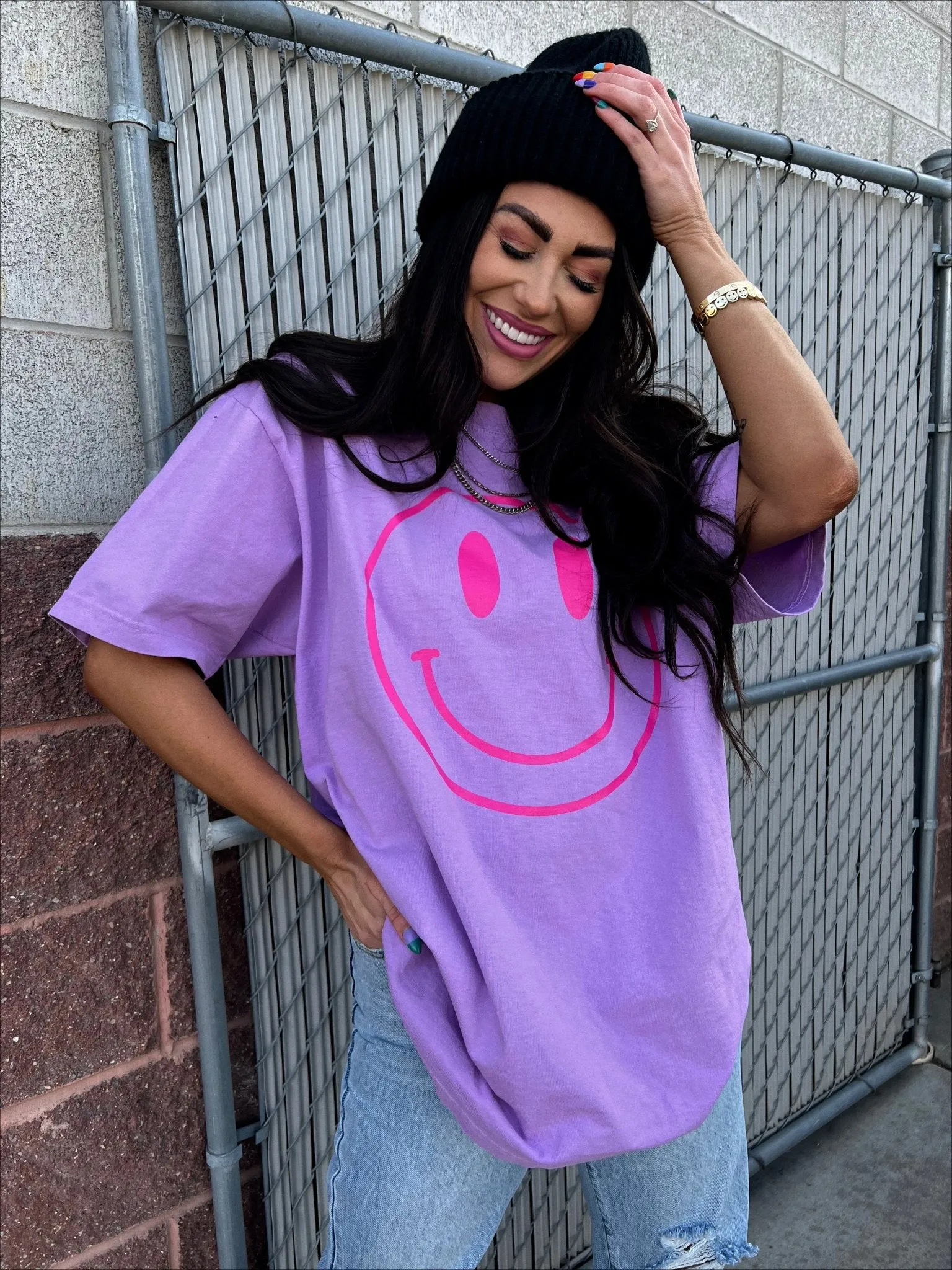 The World Needs Your Magic Oversized Tee in Lavender   Pink