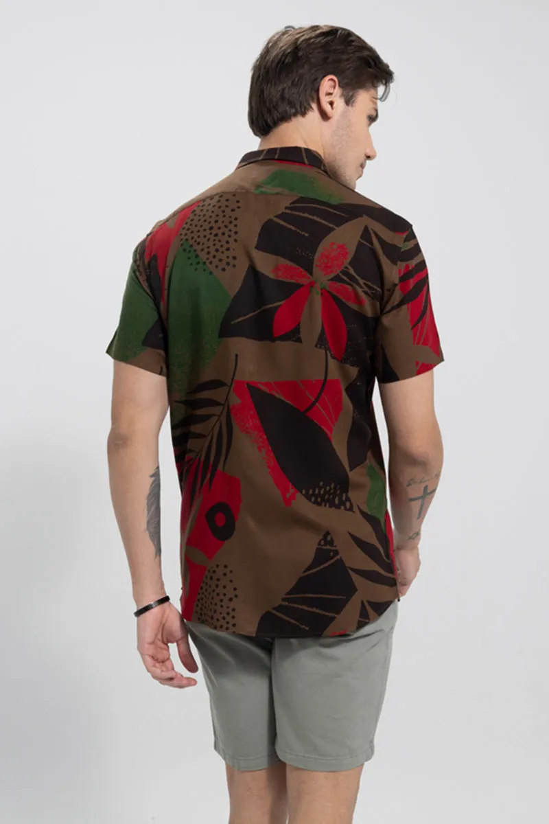 Tropicanad Brown Shirt