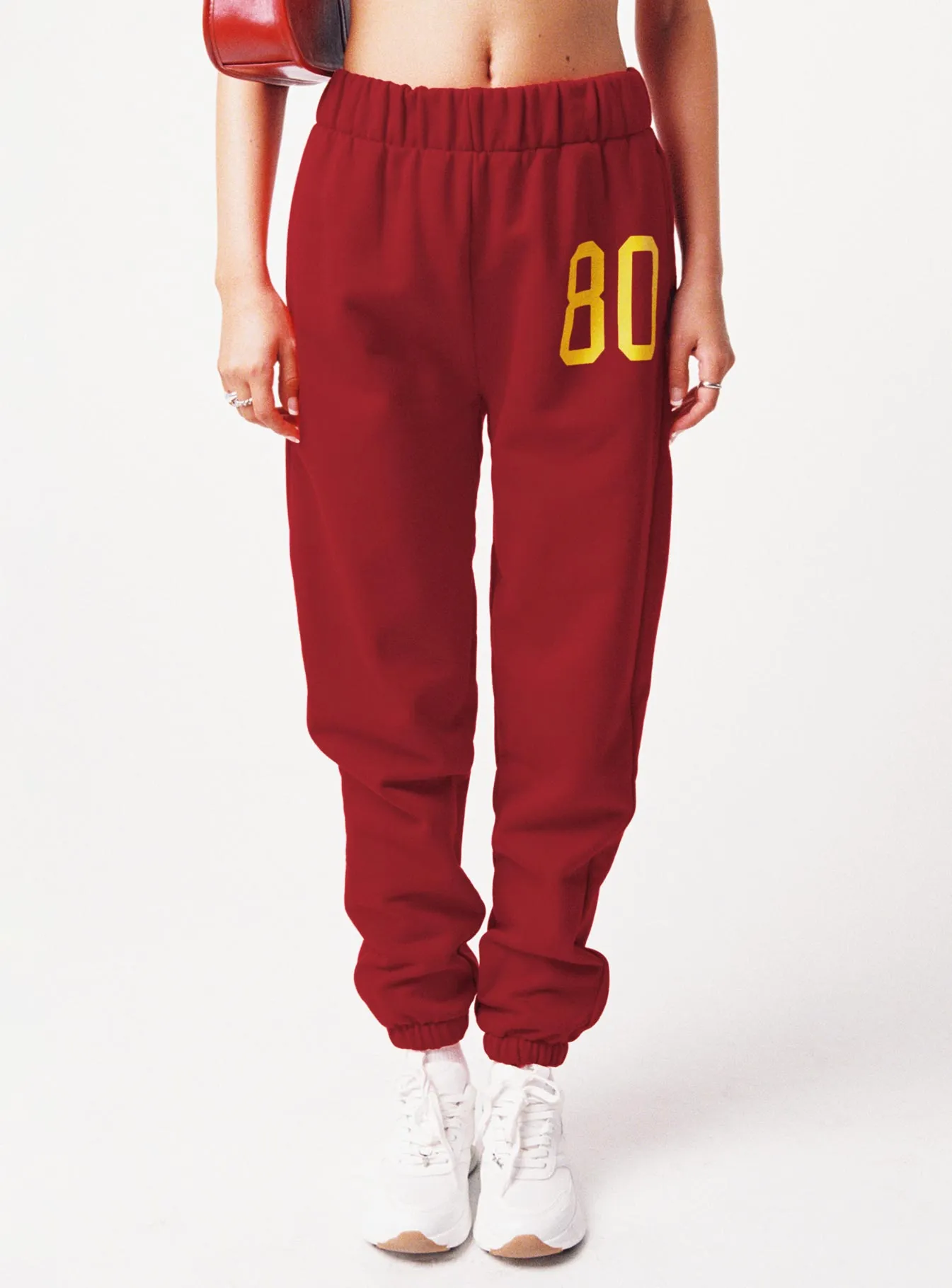 USC Sweatpants Cardinal Red / White