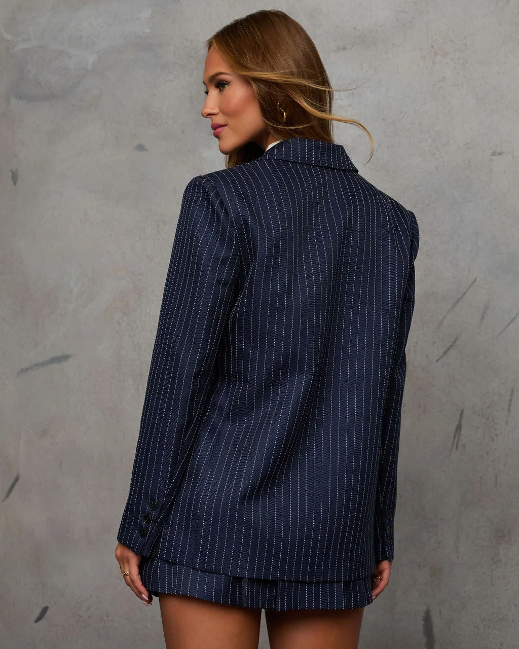 Velena Striped Blazer