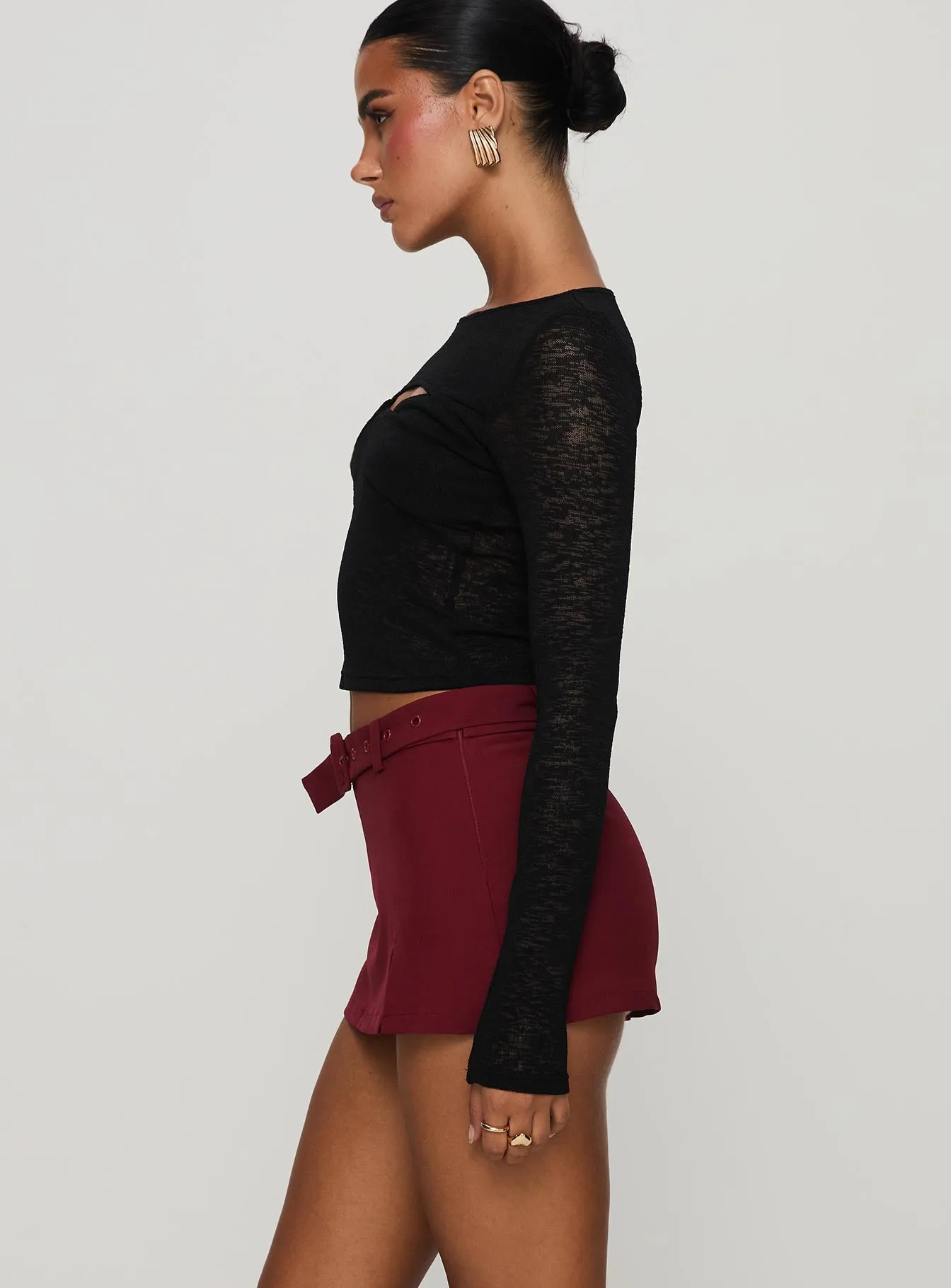 Volley Mini Skort Cherry Red